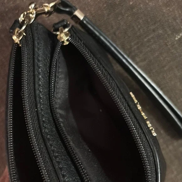Coach Black Leather Wristlet - Picture 5 of 5